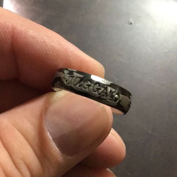 Men’s camouflage Juggalo ring size 10 3/4 - Picture 6 of 6